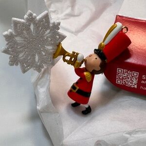 Hallmark Red and Gold Nutcracker Ornament